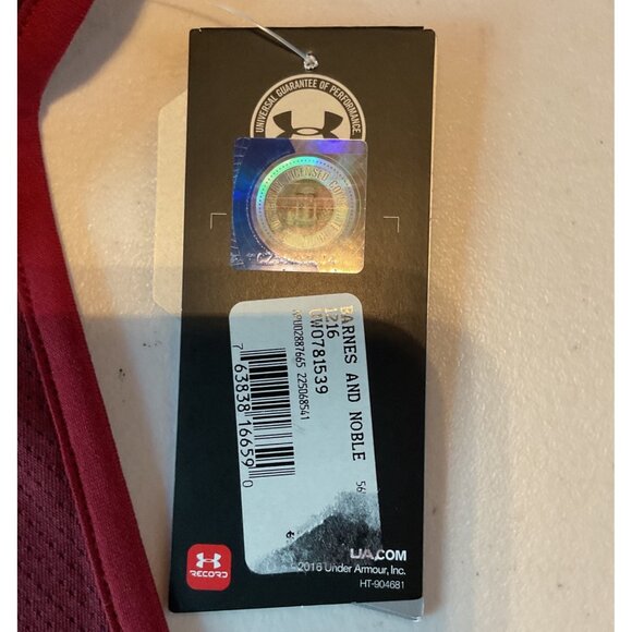 Under Armour Womens Santa Clara University Red HeatGear Racerback Tank Top XS - Picture 6 of 12